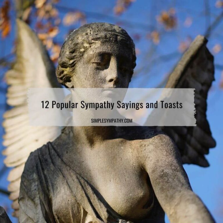 sympathy sayings and toasts